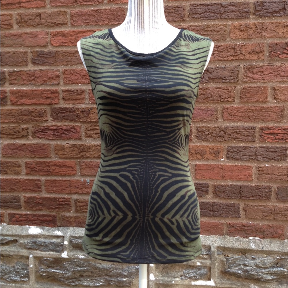 Animal print tank